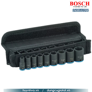 Bộ 9 đầu khẩu 1/4” Bosch 2608551096