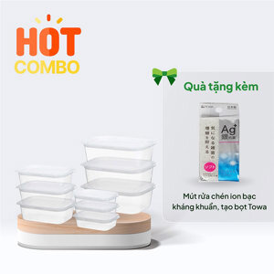 Bộ 9 hộp đựng thực phẩm Inomata