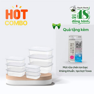 Bộ 9 hộp đựng thực phẩm Inomata