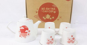 Bộ ấm trà sứ Sharp PR-DHTEA1