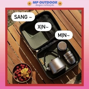 Bộ ấm trà Titanium Glamping NatureHike NH20CJ007