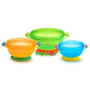 Bộ 3 bát ăn chống đổ Munchkin 49003