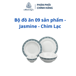 Bộ bàn ăn 09sp Jas Chim Lạc 09001 Minh Long