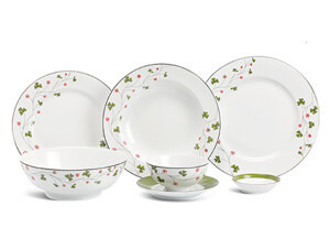 Bộ bàn ăn Hoa May Mắn 22216 22sp