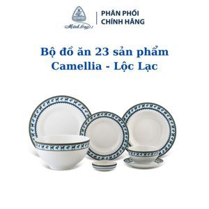 Bộ bàn ăn 23 sp Camellia Lộc Lạc