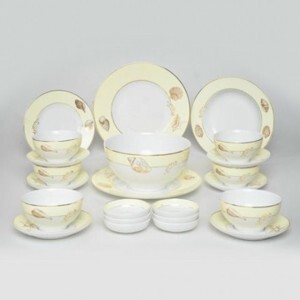 Bộ Bàn Ăn Hương Biển Kem 23089 23sp