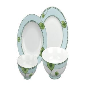 Bộ bàn ăn 9 sản phẩm Jasmine Tích Tuyết Thảo