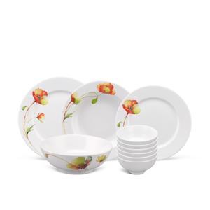 Bộ bàn ăn Jasmine IFP Anh Túc 10sp