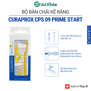 Bộ bàn chải kẽ Curaprox CPS 09 Prime Plus
