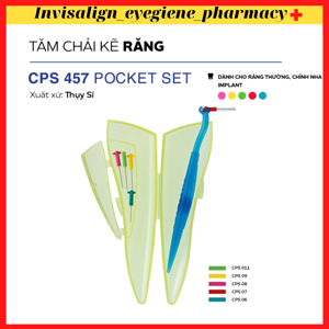 Bộ bàn chải kẽ răng Curaprox CPS 457