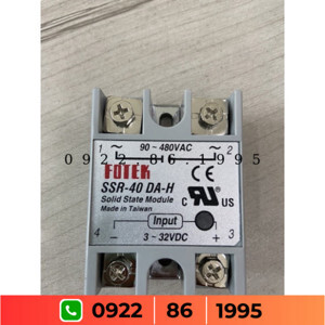 Bộ bán dẫn 1 pha Fotek SSR-40DA-H