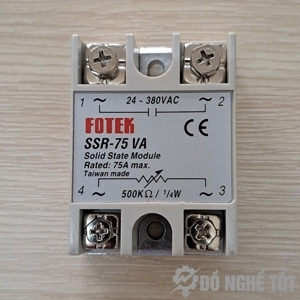 Bộ bán dẫn 1 pha Fotek SSR-75VA