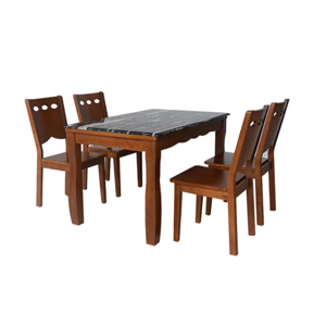 Bộ bàn ghế ăn 4 người HGB74B, HGG74