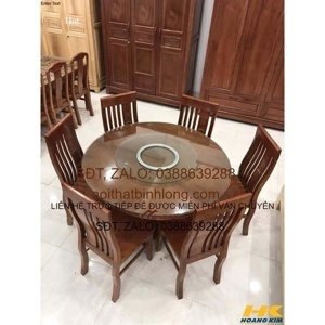 Bộ bàn ghế gỗ sồi Nga