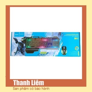 Bộ Bàn phím + Chuột có dây Gaming Hoco GM12 LED