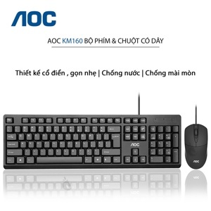 Bộ Bàn phím + Chuột Genius KM-160