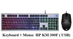 Bộ Bàn phím + Chuột HP KM300F LED