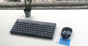 Bộ bàn phím + chuột không dây chống ồn Forter 1500