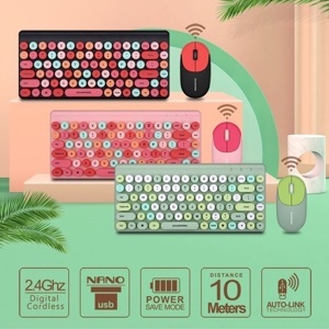 Bộ Bàn phím + Chuột không dây Divipard KM510