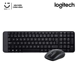 Bộ Bàn Phím Chuột Không Dây Logitech MK215