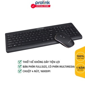 Bộ Bàn phím + Chuột không dây Prolink PCWM7003