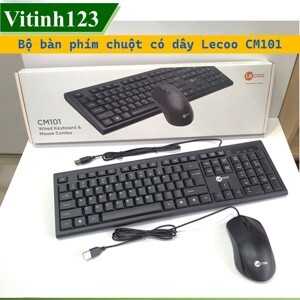 Bộ Bàn phím + Chuột Lecoo CM104