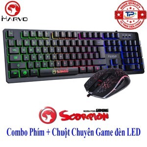 Bộ Bàn phím + Chuột Marvo KM 408