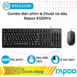 Bộ Bàn phím + Chuột Rapoo X120Pro