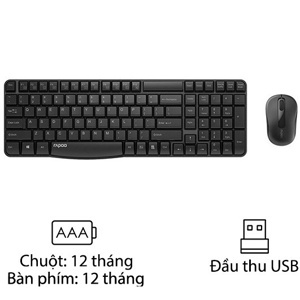 Bộ Bàn phím + Chuột Rapoo X1800S