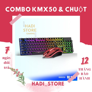 Bộ bàn phím giả cơ và chuột chuyên game Eweadn KMX-50