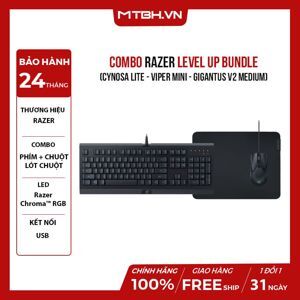 Bộ Bàn phím Razer Level Up Bundle (Cynosa Lite + Viper Mini + Gigantus V2 Medium) (RZ85-02741200-B3M1)