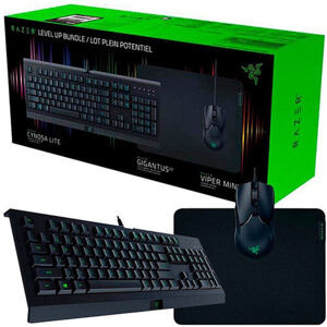 Bộ Bàn phím Razer Level Up Bundle (Cynosa Lite + Viper Mini + Gigantus V2 Medium) (RZ85-02741200-B3M1)