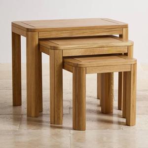 Bộ bàn xếp lồng Romsey gỗ sồi