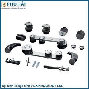 Bộ bánh xe kẹp kính Vickini 62001.001 SSS