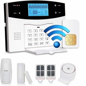 Bộ báo động chống trộm-báo cháy qua Wifi + Sim SmartZ GW89