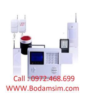 Bộ báo trộm dùng sim và line Guardsman GS-6100