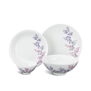 Bộ bát đĩa 09sp Daisy Cỏ Tím Minh Long
