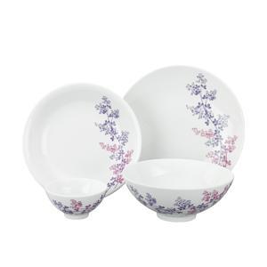 Bộ bát đĩa 09sp Daisy Cỏ Tím Minh Long