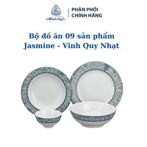 Bộ bát đĩa 09sp Jas Vinh Quy Minh Long