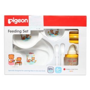 Bộ bát đĩa tập ăn có Mag Mag Pigeon 10008