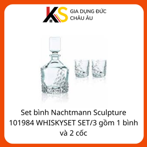 Bộ bình đựng rượu pha lê Whiskey Nachtmann Sculpture 101984