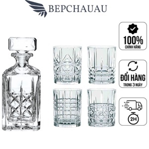 Bộ bình rượu Nachtmann 98196 Highland Whiskyset 5tlg gồm 1 bình và 4 cốc