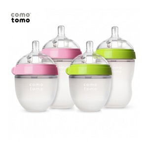 Bộ 2 bình sữa Comotomo siêu mềm cho bé 250ML