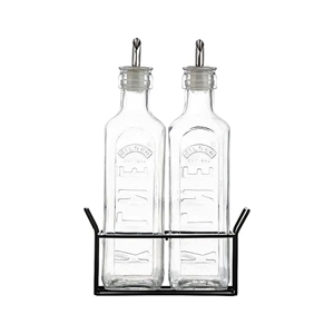 Bộ bình thủy tinh đựng dầu Kilner - 0.6L