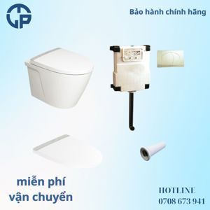 Bộ bồn cầu đặt sàn két âm tường American Standard 3229B-WT