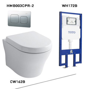 Bộ bồn cầu treo tường Toto CW162B-WH172A-HMB003CPR-2