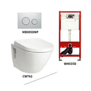 Bộ bồn cầu treo tường Toto CW762/WH035D/MB005DNP