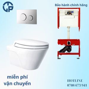 Bộ bồn cầu treo tường Toto CW822NJWS/WH035D/MB005DCP