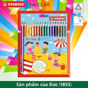 Bộ Bút Chì Màu Stabilo Trio Thick CL203-18P - 18 màu