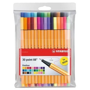 Bộ bút kỹ thuật Stabilo 30 màu PT8830C Point 88